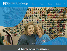 Tablet Screenshot of banksouthern.com